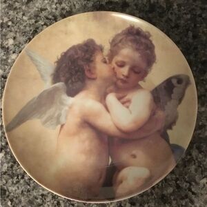 Valentine Angel Cherub Decorative Plates